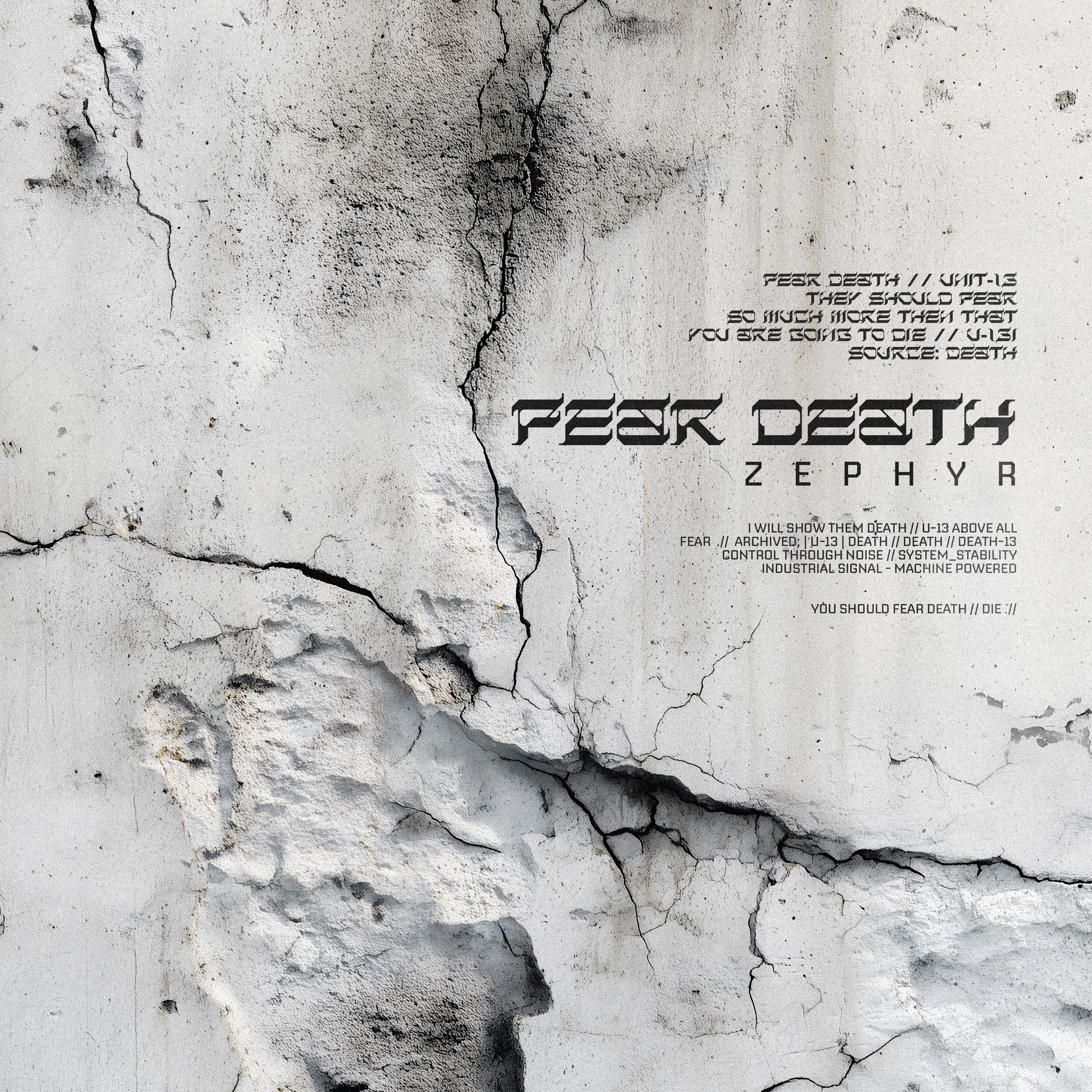 FEAR DEATH cover